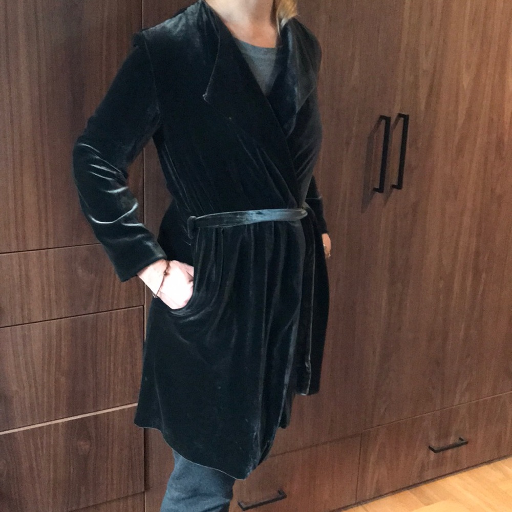 Velvet coat